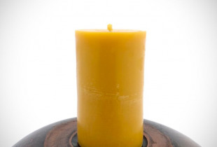 Bičių vaško žvakė „Cilindrinė”
