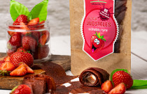 Uogų juostelės su braškėms