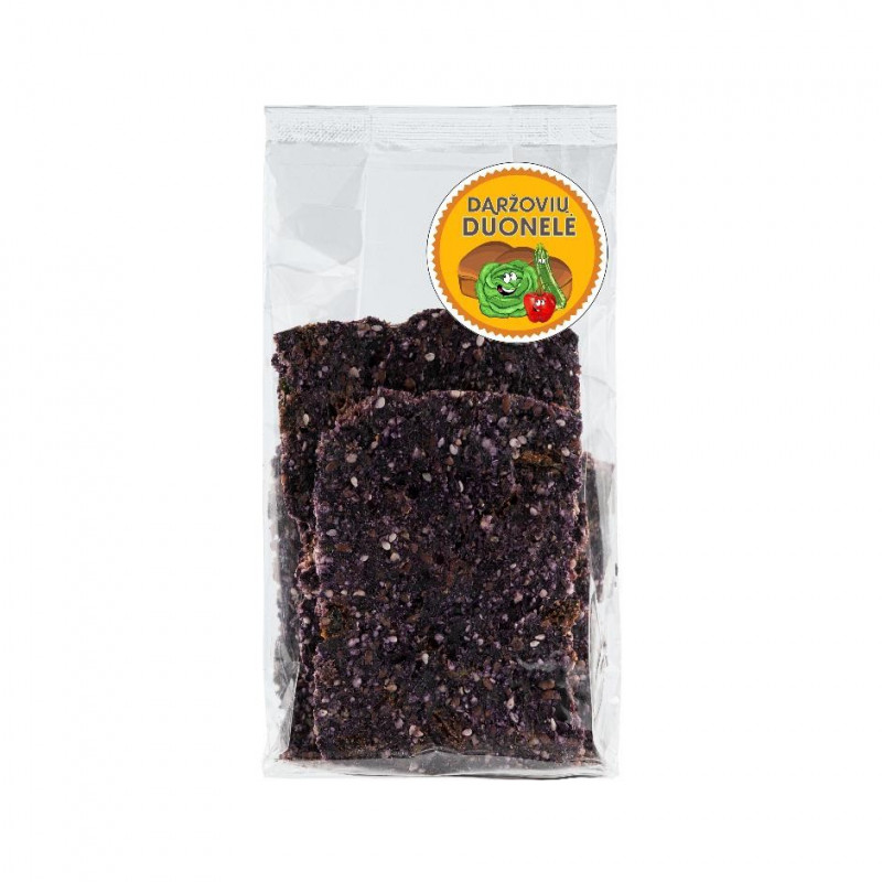 Duonelė su kopūstais, paprika, cukinija ir sėklomis