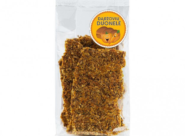 Duonelė su moliūgais, morkomis ir sėklomis