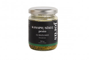 Kanapių sėklų pesto su...