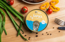 Šamo konservai su kepintais svogūnais