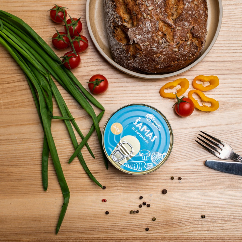 Šamo konservai su daržovėmis