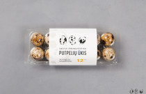 Putpelių kiaušiniai, 12 vnt.