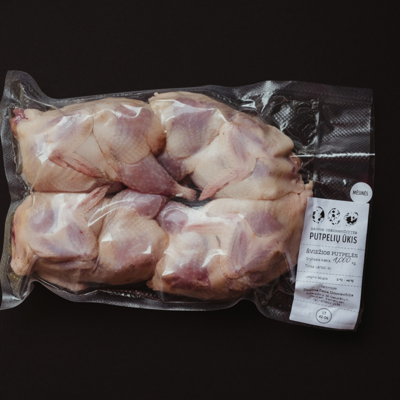 Mėsinės putpelės, 1 kg