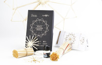 Kūrybinis rinkinys ,,Šeimos šiaudinės žvaigždės vėrimas”