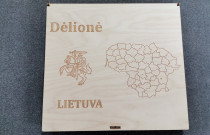 Dėlionė „Lietuva“ su dėžute