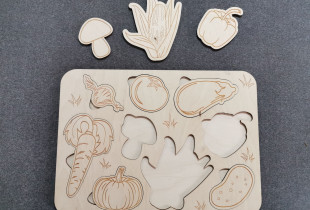 Dėlionė „Daržovės“