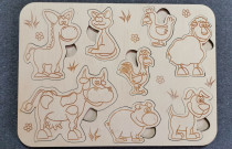 Dėlionė „Gyvūnai“