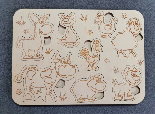 Dėlionė „Gyvūnai“