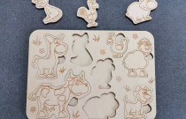 Dėlionė „Gyvūnai“