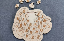 Dėlionė „Vėžliuko abėcėlė“