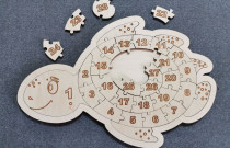 Dėlionė „Vėžliuko skaičiai“