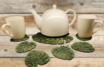 Stalo padėkliukai „Monstera“