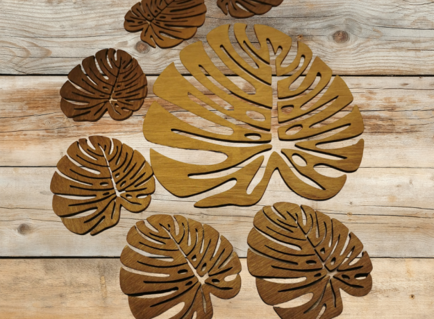 Stalo padėkliukai „Monstera“