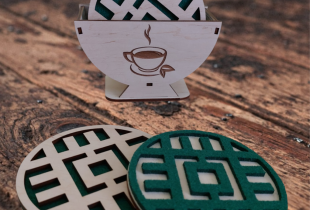 Padėkliukai su stoveliu