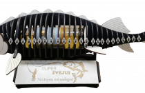 Dekoracija buteliui „Erškėtas“