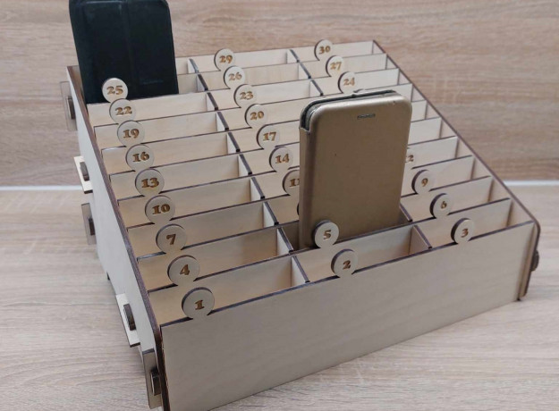 Telefono dėžutė 30 sk su numeracija