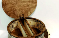 Medinė papuošalų dėžutė „Lotoso žiedas”