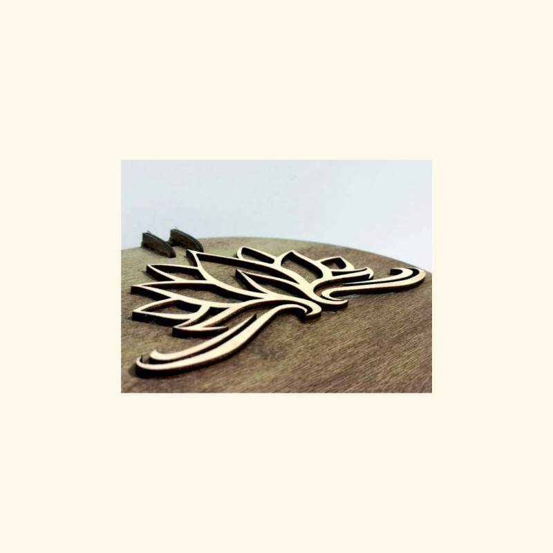 Medinė papuošalų dėžutė „Lotoso žiedas”