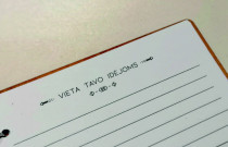 Medinė užrašų knygutė „Virtuvės užrašai”