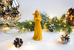 Žvakė Angelas su knyga iš...