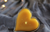 Žvakė Širdelė iš ekologiško bičių vaško