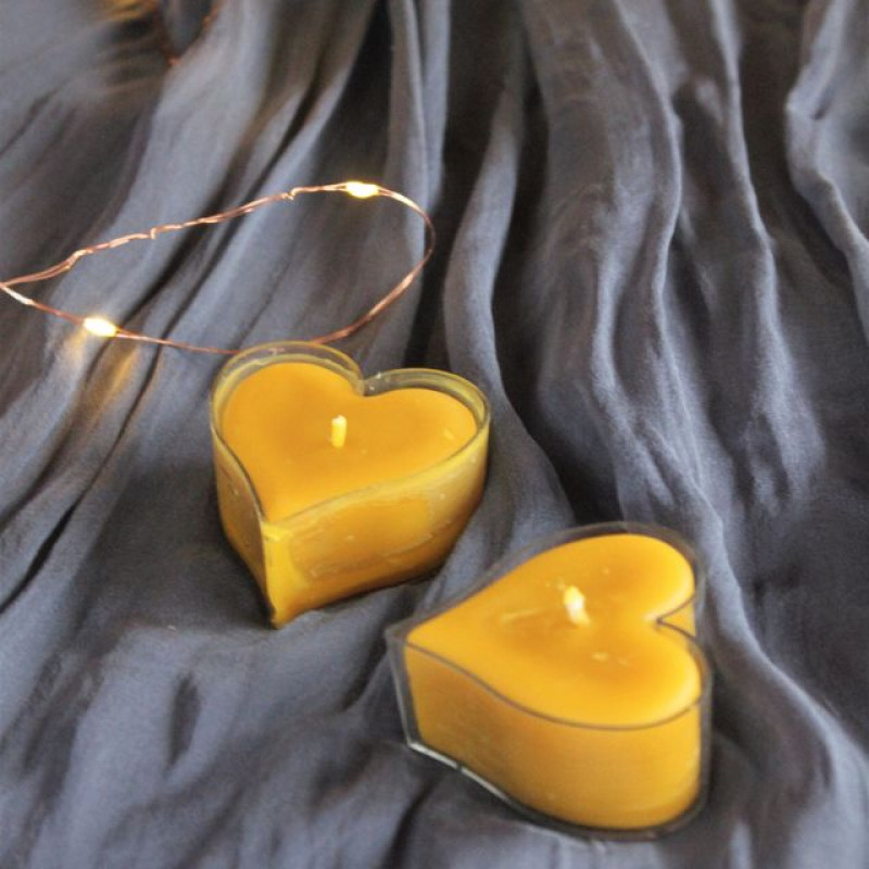 Žvakė Širdelė iš ekologiško bičių vaško
