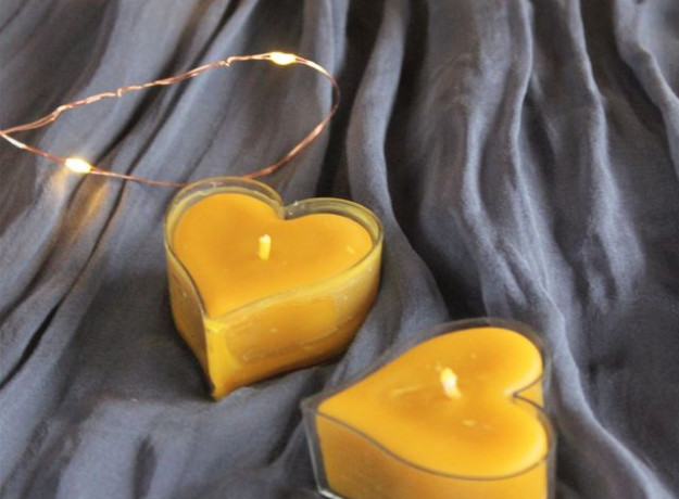 Žvakė Širdelė iš ekologiško bičių vaško