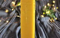 Žvakė Karališka kampuota klasika I iš ekologiško bičių vaško