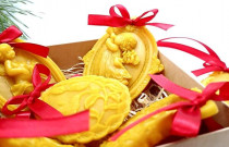 Klasikinių kalėdinių vaško žaisliukų rinkinys