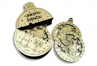 Kalėdinių žaisliukų...