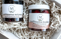 Mini mėlynių ir braškių rinkinys