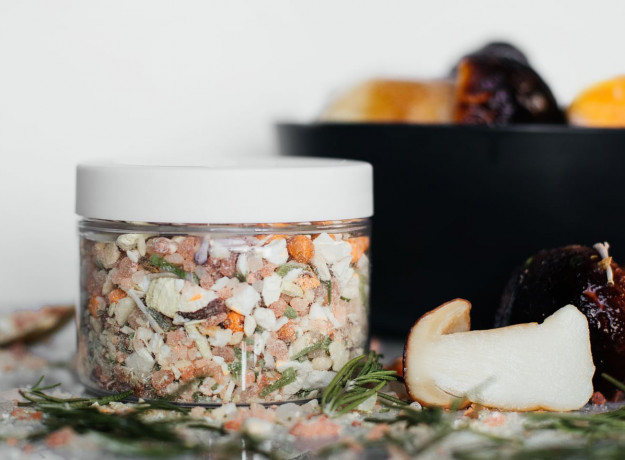 Prieskoninė druska su baravykais