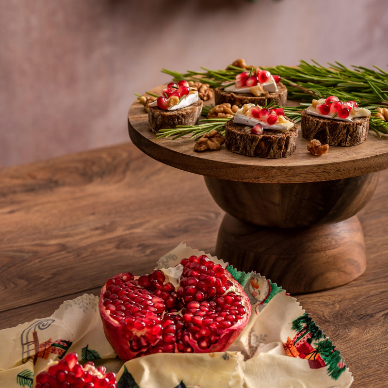 3 dydžių bičių vaško drobelių rinkinukas (Kalėdinis)