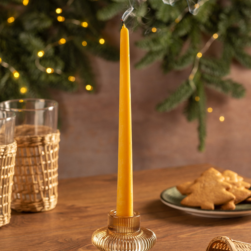 Klasikinės bičių vaško žvakės