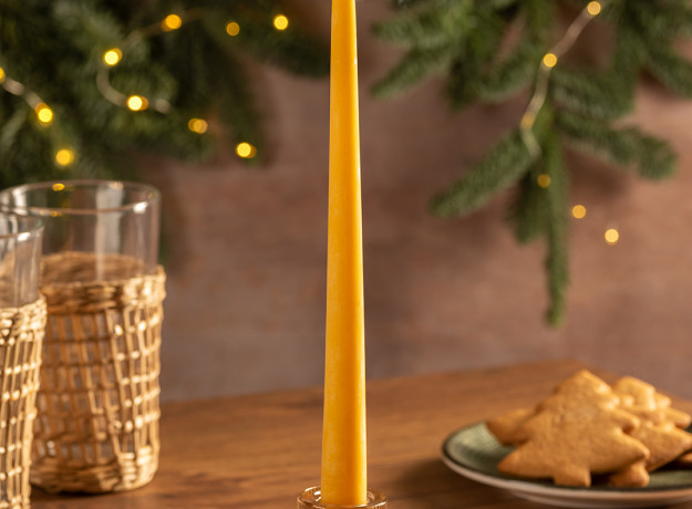 Klasikinės bičių vaško žvakės