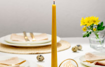 Klasikinės bičių vaško žvakės