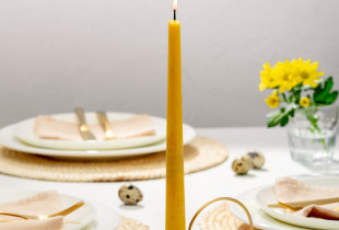 Klasikinės bičių vaško žvakės