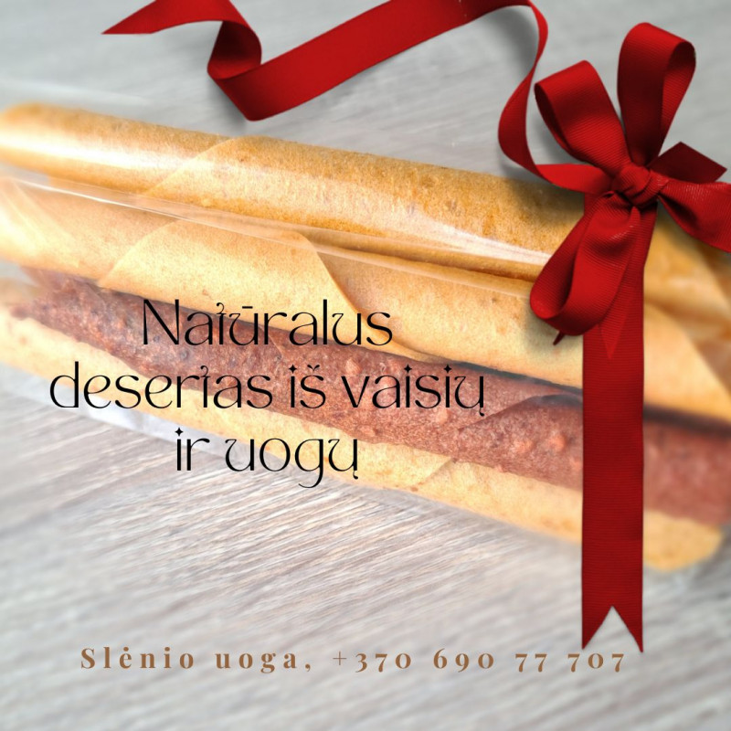 Rankų darbo džiovintos vaisių ir uogų juostelės (saldainiai/pastilės/gardumynai)