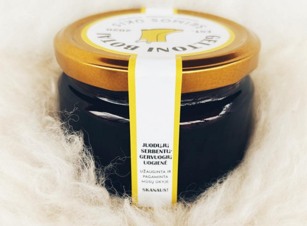 GERVUOGIŲ - JUODŲJŲ SERBENTŲ uogienė