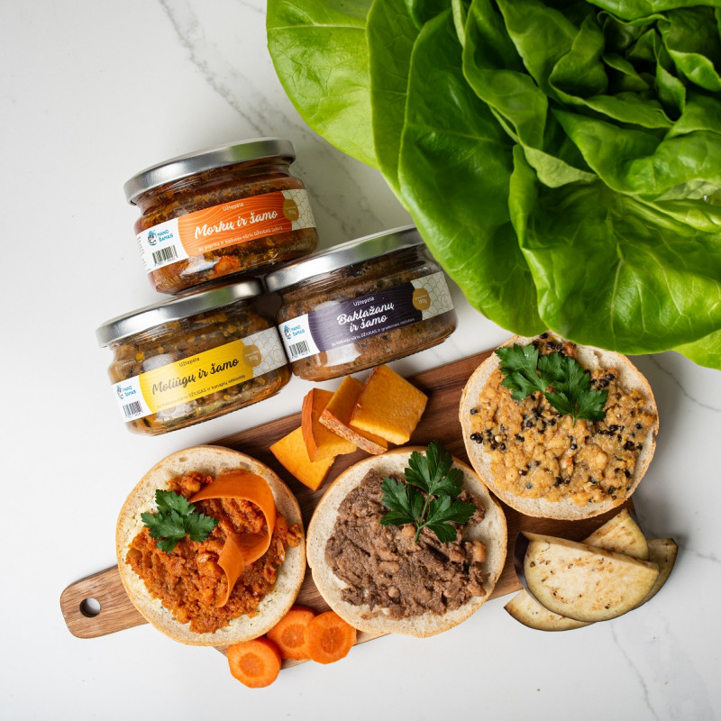 Baklažanų ir Šamo užtepėlė (190 g)