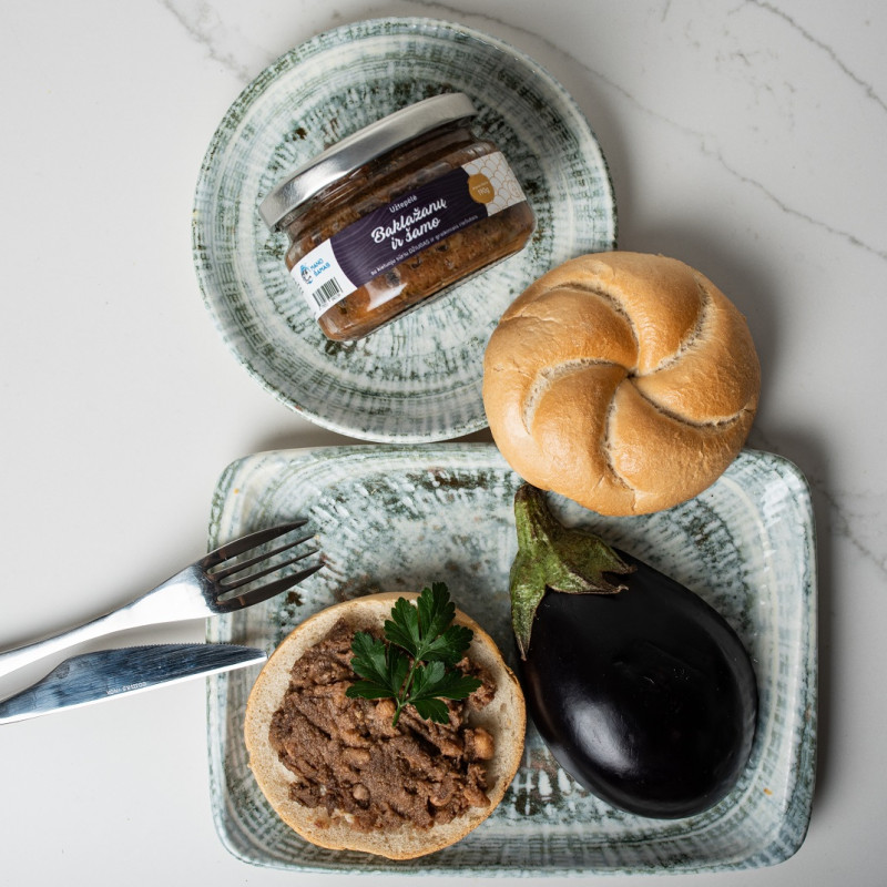 Baklažanų ir Šamo užtepėlė (190 g)