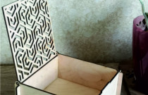 Medinė dėžutė „Ažūras”