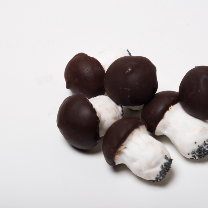 Meduoliniai Grybukai su šokolado glaistu (500 gr.)