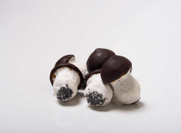 Meduoliniai Grybukai su šokolado glaistu (500 gr.)