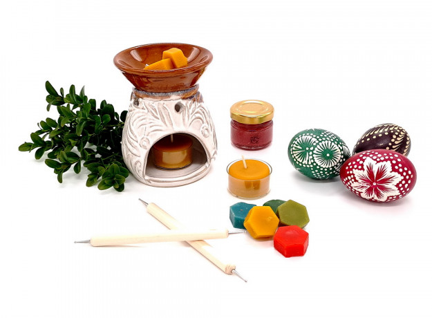 Kiaušinių marginimo rinkinys  GELTONAS VAŠKAS