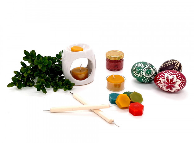 Kiaušinių marginimo rinkinys  GELTONAS VAŠKAS