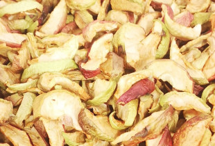 Džiovintų obuolių skiltelės...