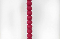 Bičių vaško žvakė „Burbuliukas” (raudona)